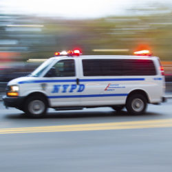 A NYPD van. Photo: Scott Roth/Invision/AP