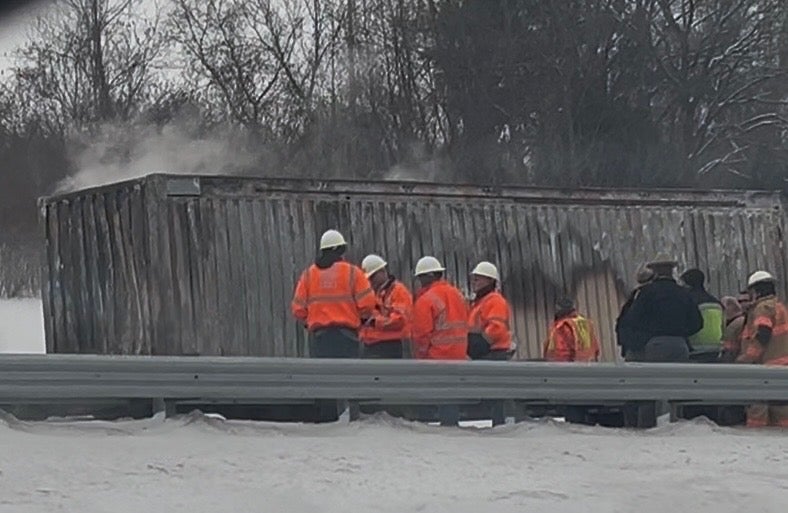 New York State Thruway fire cleared, evacuation order lifted in Montgomery County