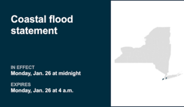 NYC weather: Coastal flood statement for Staten Island and Queens for Monday