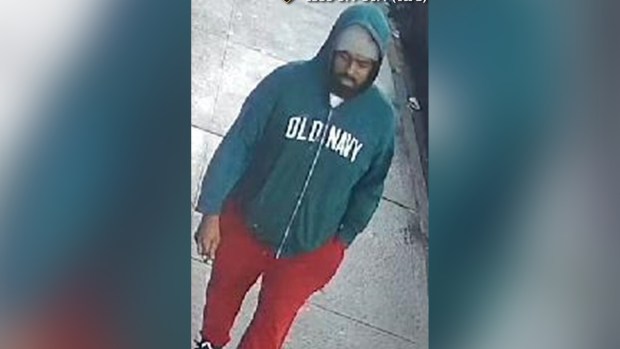Police released surveillance images of a man who they said beat a 29-year-old Bronx deli worker with a baseball bat. (NYPD)
