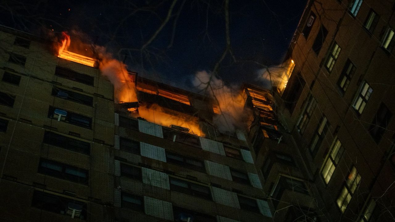 An image from the scene of the fire.