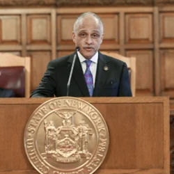 The state’s Unified Court System and Chief Justice Rowan Wilson are asking for a $200 billion budget increase for Fiscal Year 2027, including around $50 million to address issues with Civil Legal Services. Photo: David Handschuh/Unified Court System