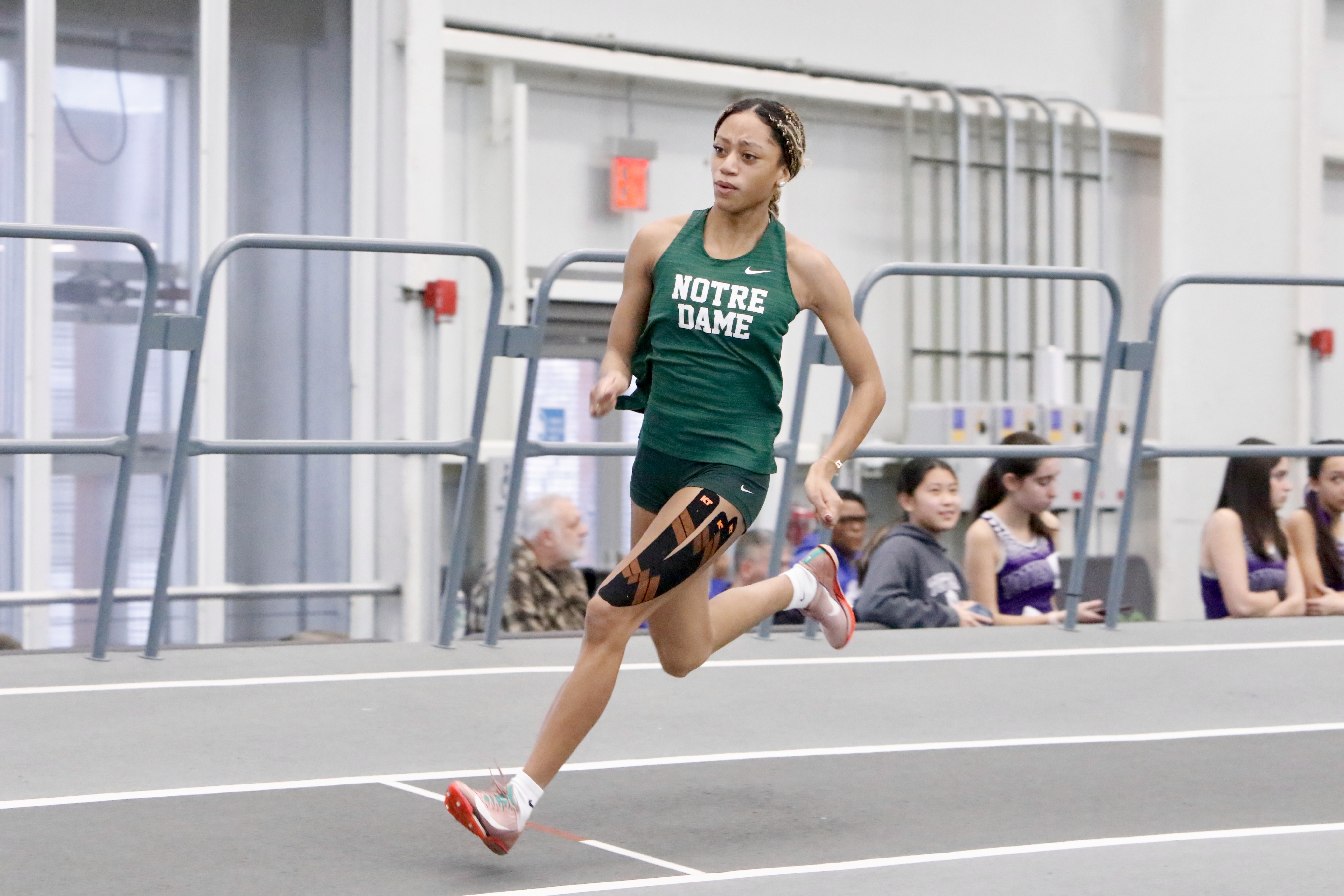 Notre Dame Academy's Coryn Nestor-Hubert was a double champion in the 55 meters and 300 meters at the Staten Island High School Indoor Track and Field Championship on Jan. 18, 2026.