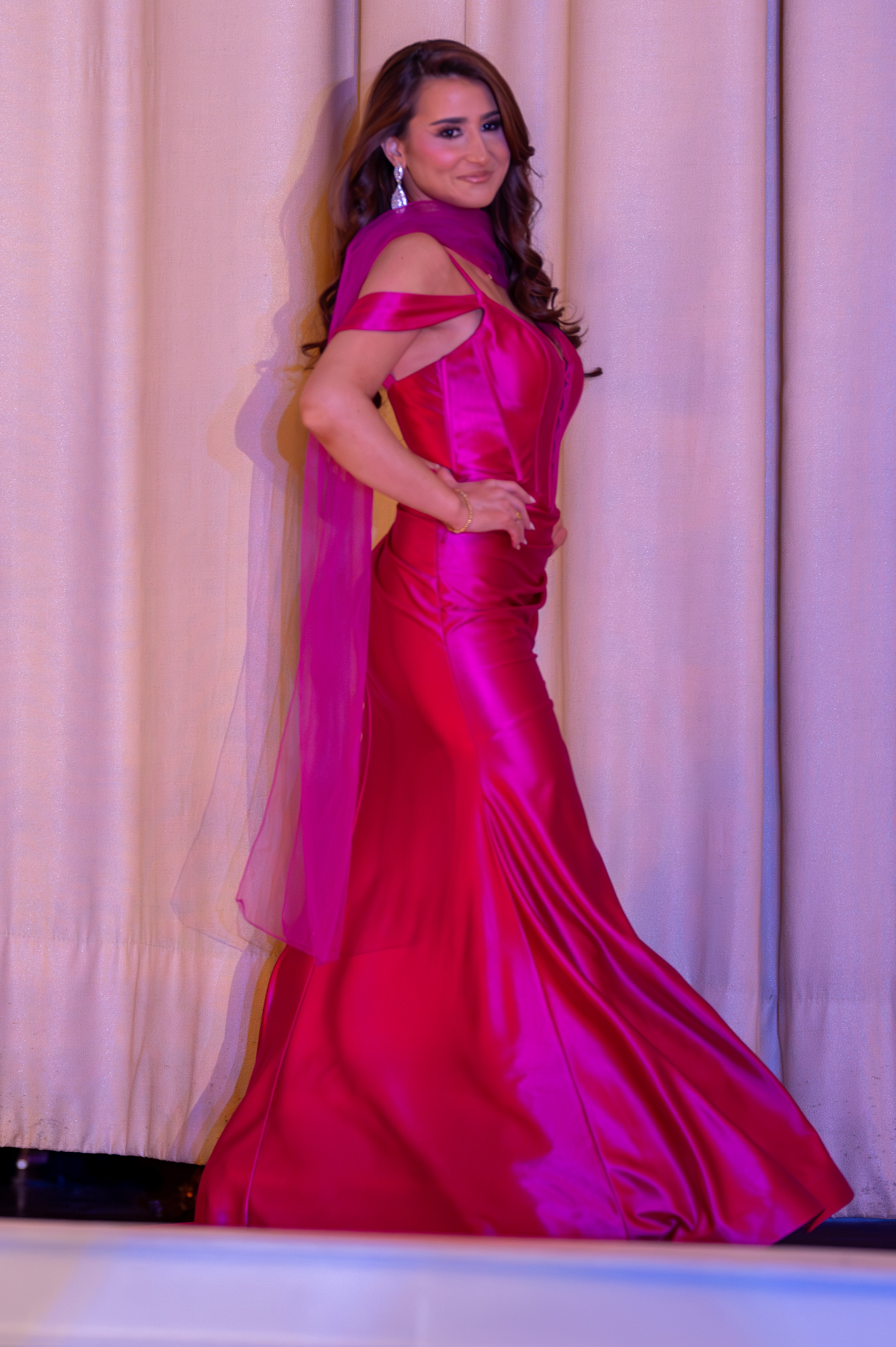 Members of the Albanian organization Zëri Ynë - Our Voice gather at the Grand Colony Hall for a fashion show to raise money for the fight against pediatric cancer in Seaview on Saturday, January 24, 2026. (Owen Reiter for the Advance/SILive.com)