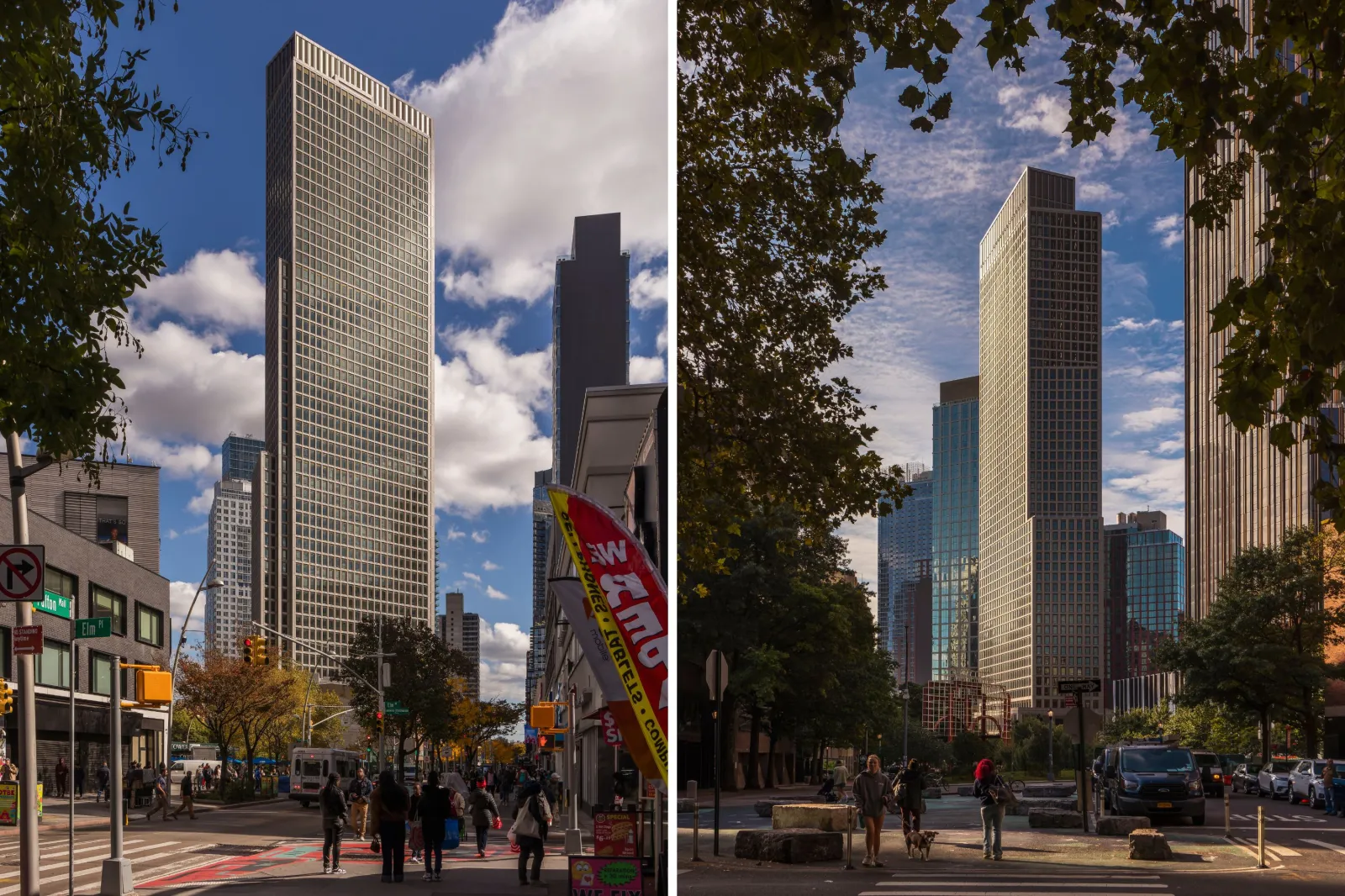 Exterior shots of The Brook.