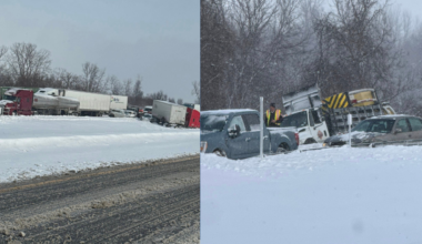 About 30 vehicles involved in crash on Thruway in Batavia