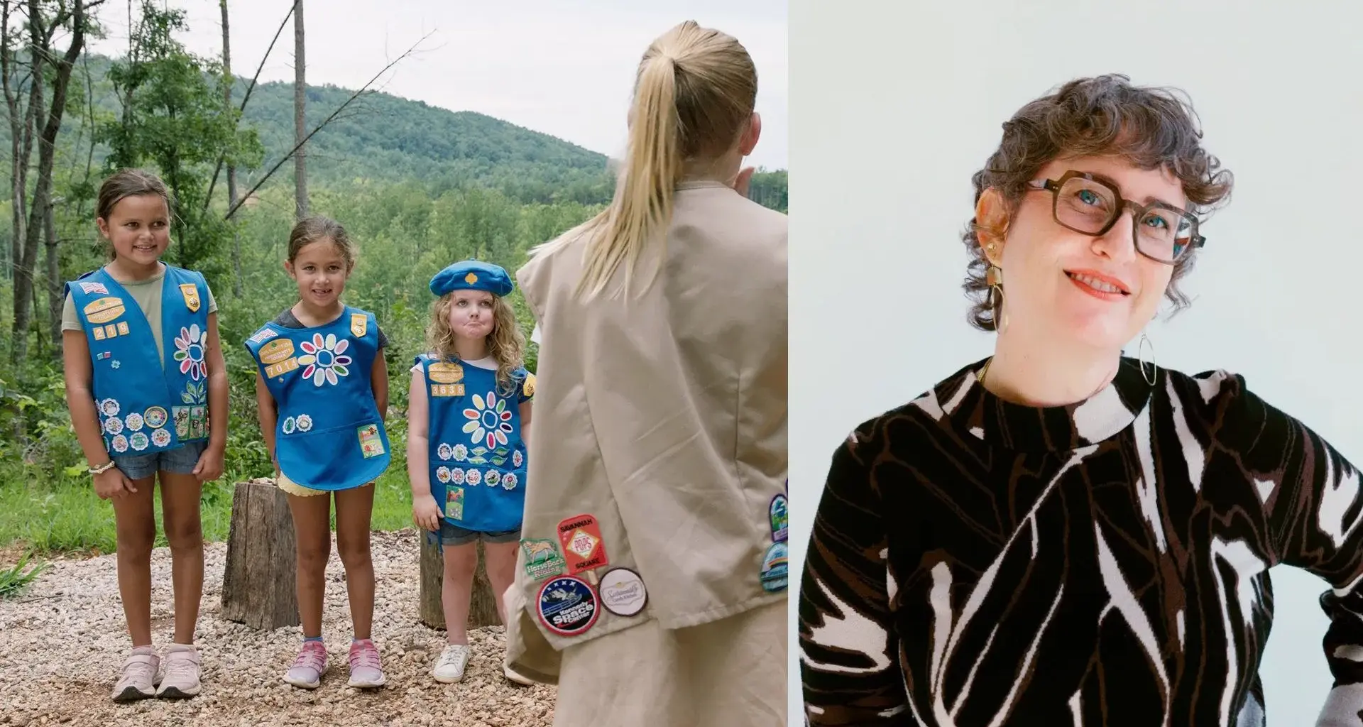 Left: A still from Cookie Queens, an official selection of the 2026 Sundance Film Festival. Right: Alysa Nahmias, director of Cookie Queens. Courtesy of Sundance Institute