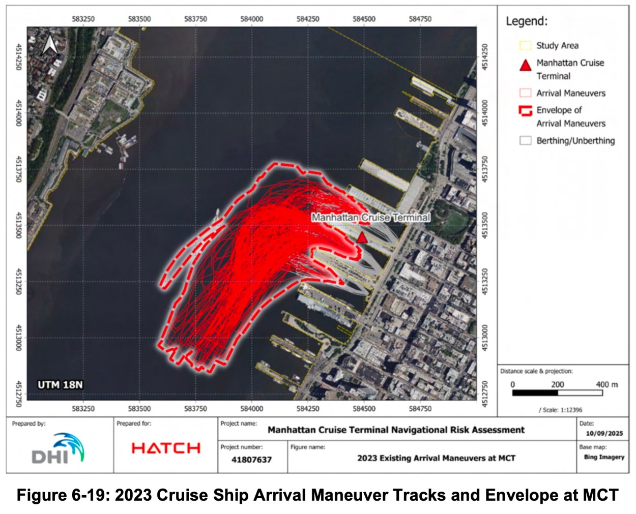 Navigation Report Manhattan Cruise Terminal EDC