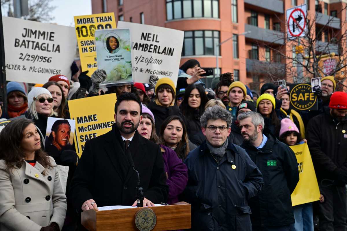 Mamdani says city will finish full redesign of McGuinness Boulevard ‘as soon as the weather warms’ • Brooklyn Paper