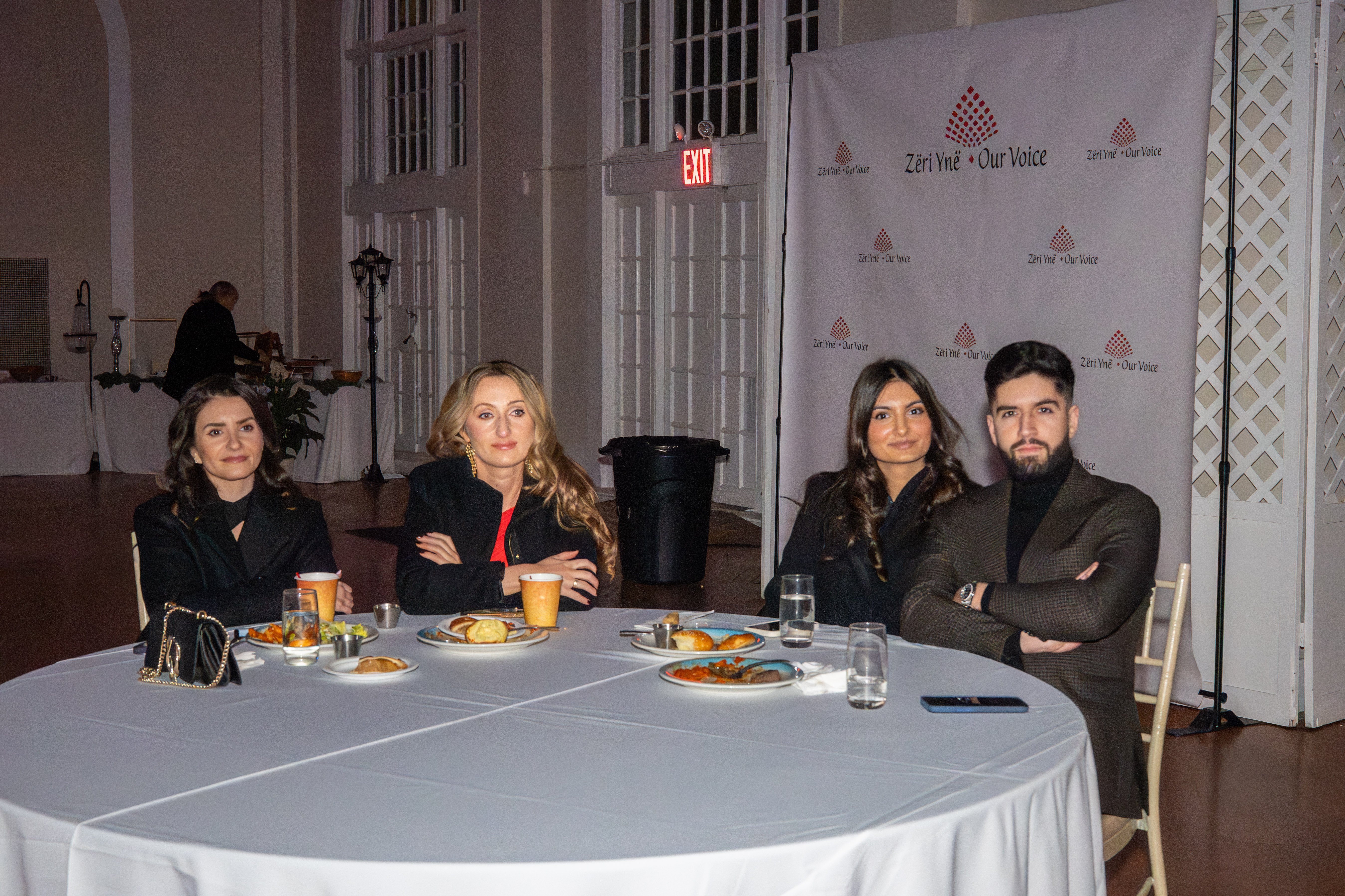 Members of the Albanian organization Zëri Ynë - Our Voice gather at the Grand Colony Hall in Seaview for a fashion show to raise money for the fight against pediatric cancer in Seaview on Saturday, January 24, 2026. (Owen Reiter for the Advance/SILive.com)