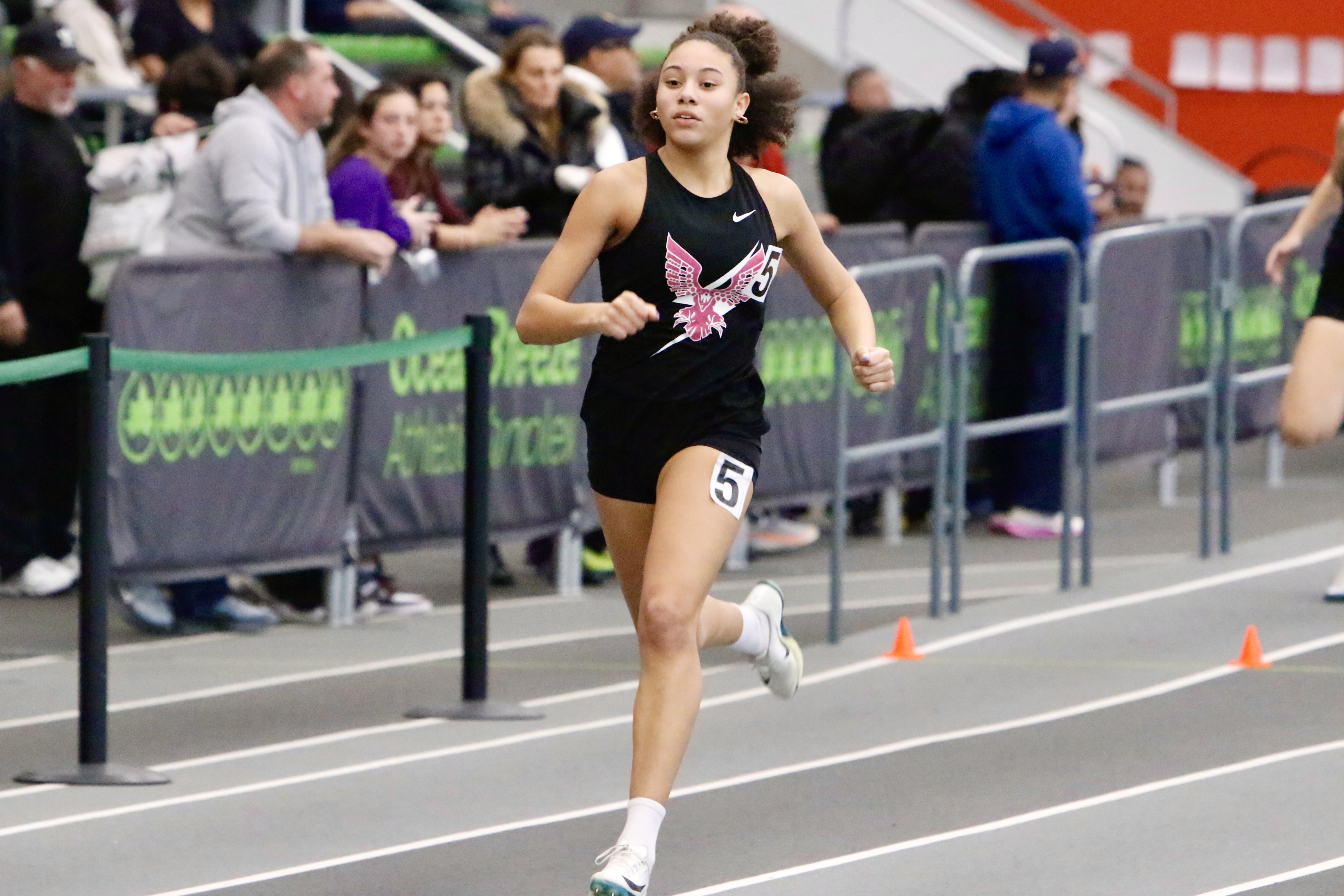 Susan Wagner's Milani Jackson won the 600 meters at the Staten Island High School Indoor Track and Field Championship on Jan. 18, 2026.