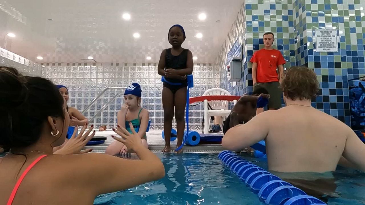 NYC Parks program teaches second graders how to swim
