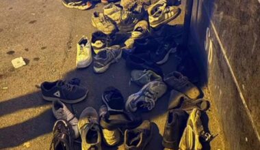 Haunting image shows pile of abandoned shoes after Iran’s bloodthirsty regime burned protesters to death: ‘Iranian Holocaust’