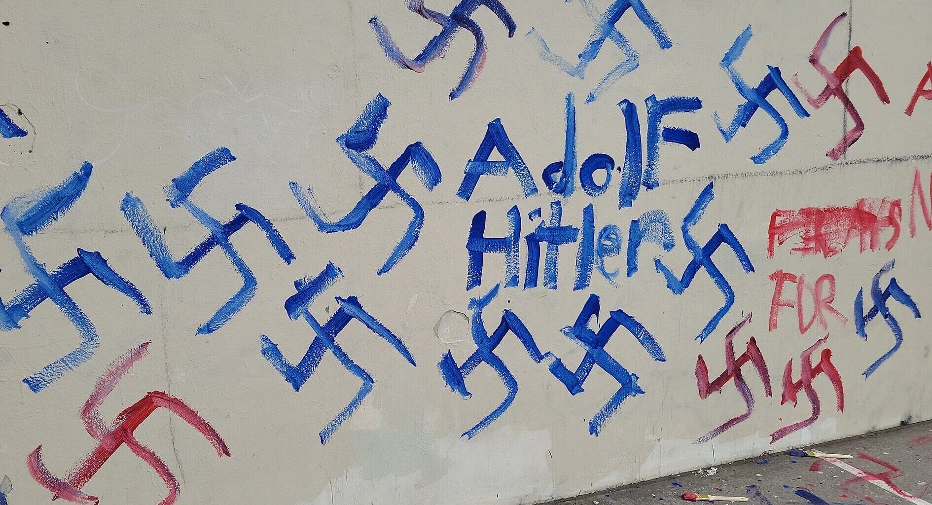 2 arrested for defacing NYC playground used by Jews with dozens of swastikas