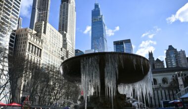 NYC hit with frigid cold ahead of major winter snowstorm