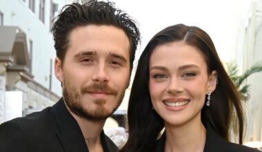 Brooklyn Beckham, Wife Nicola Share Kiss in New Pics Amid Family Drama