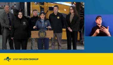 Gov. Kathy Hochul speaks about winter storm