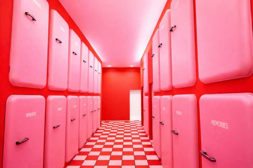 New exhibit, Hall of Freezers at Museum of Ice Cream