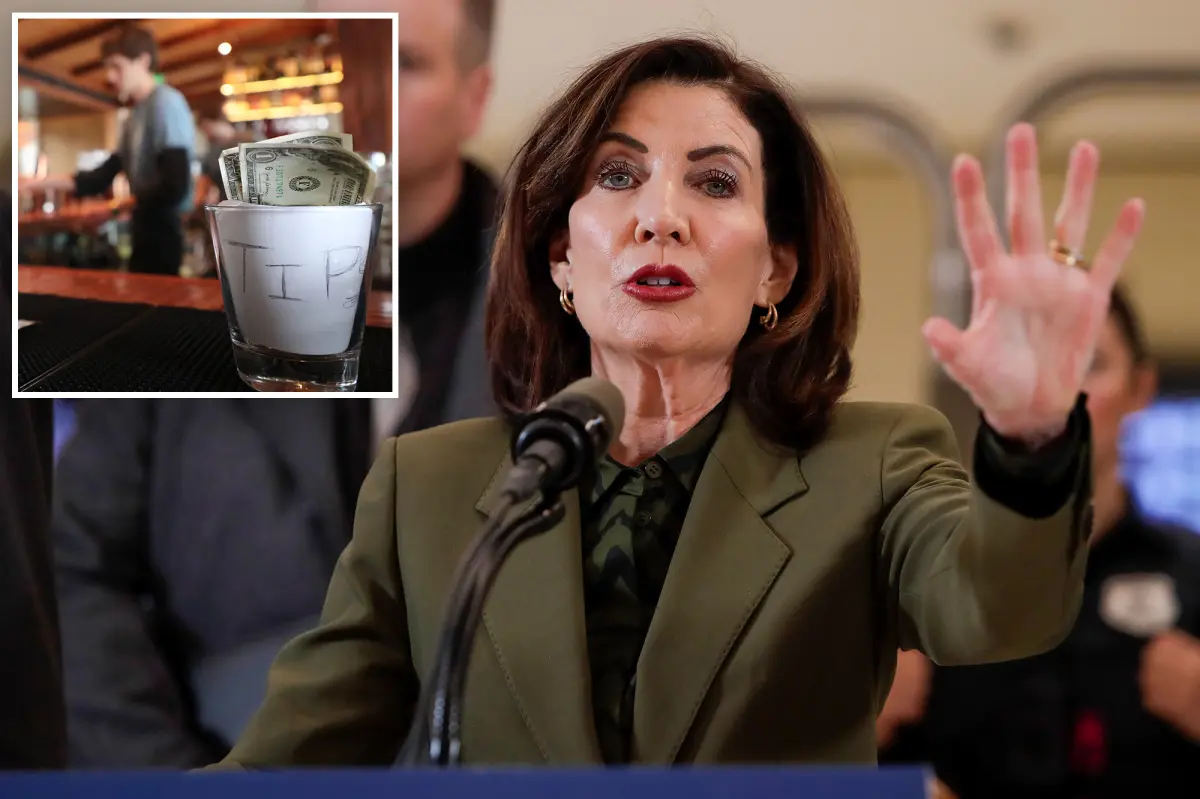Gov. Kathy Hochul proposes no NY state tax on tips after major backlash