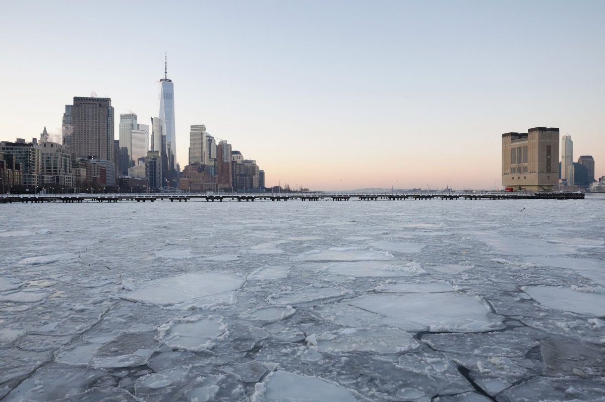 Hudson River ice suspends NYC ferry service as deep freeze grips the Northeast