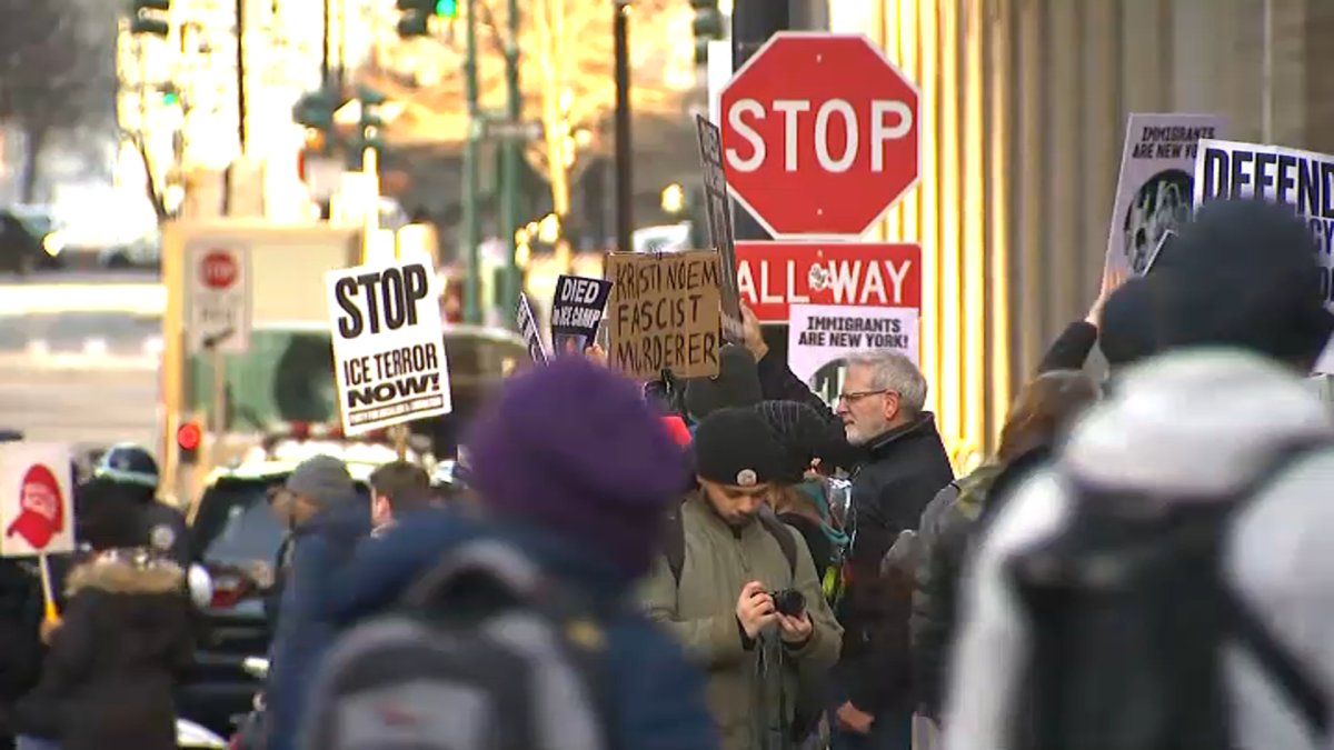 Anti-ICE protests in NYC day after deadly Minneapolis shooting – NBC New York