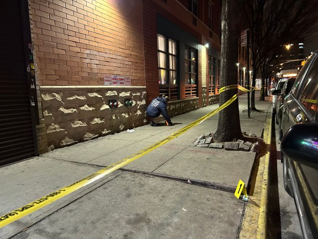 Scene of deadly stabbing outside a pizzeria on the corner 3rd Ave. and E157th St. in the Bronx on Jan. 5, 2026.  