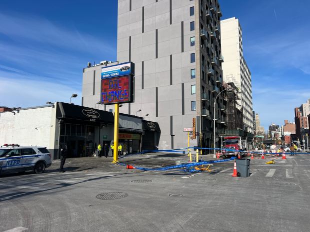 Golden Touch car wash on 4th Ave. near 1st St. in Brooklyn is pictured Wednesday, Jan. 21, 2025, after a car wash worker was reportedly struck by a vehicle at the location. (Emma Seiwell / New York Daily News)