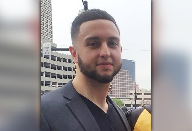 Dan Sohail allegedly slammed his car into the entrance of the Chabad World Headquarters in Brooklyn on Wednesday, Jan. 28, 2026. (Obtained by NYDN)