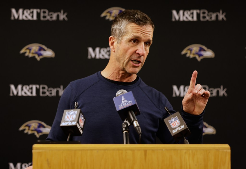 John Harbaugh said he will be limiting his options to three or four teams.