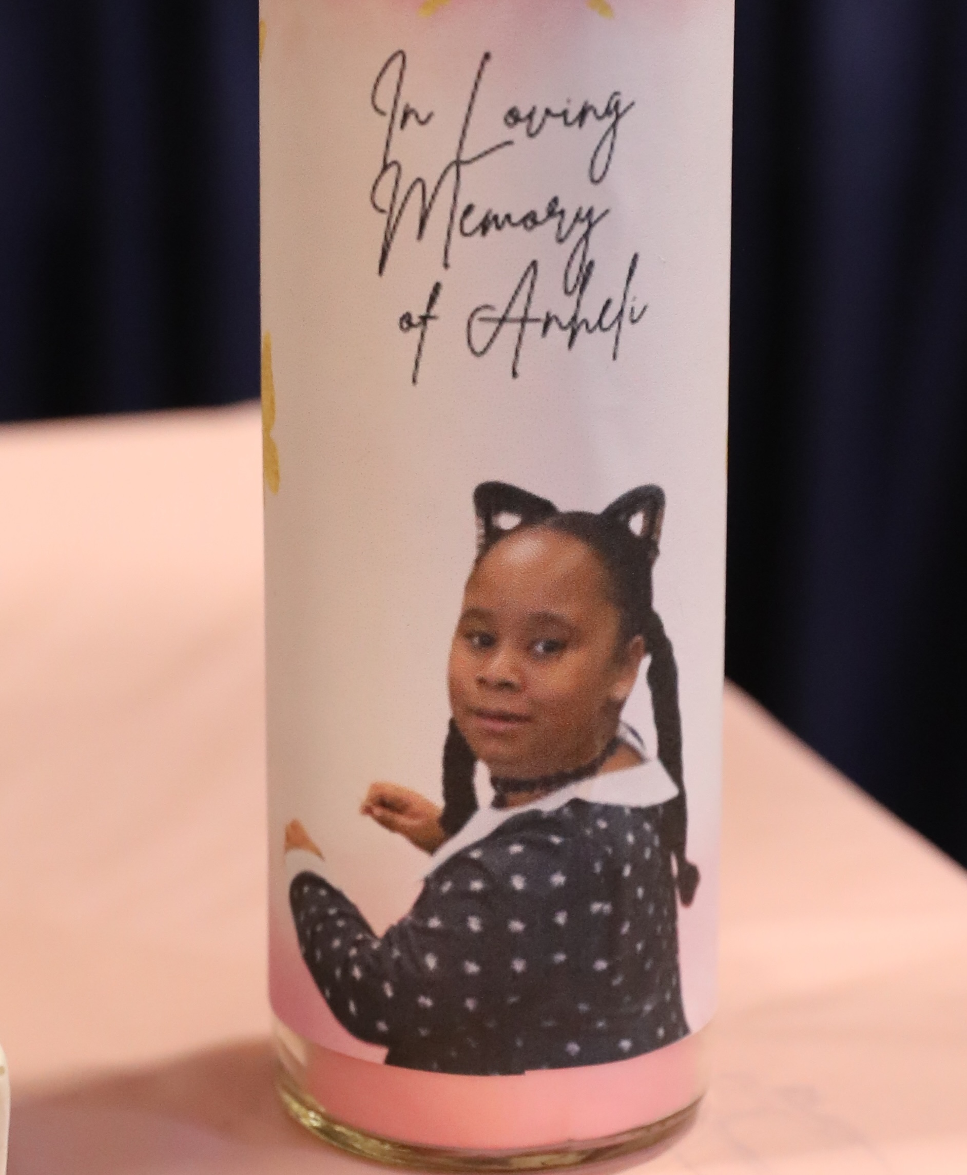 A dedication for Anheli Vasquez-Trinidad was held on Tuesday, Jan. 20, at Father Vincent Capodanno Catholic Academy. Principal Debbie Cretella led the school in remembering the first grader during an assembly with her mother, Rev. Michael Martine, Jann Amato, classmates, and teachers. (Advance/SILive.com|Jan Somma-Hammel)