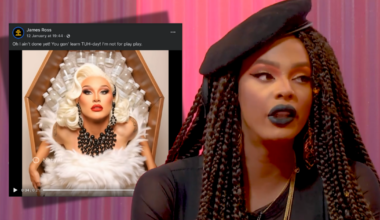 Drag Race's Tyra Sanchez posts 'vile' video about The Vivienne