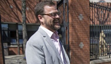 In this April 23, 2018 file photo, Luis Sepulveda campaigns in the Bronx borough of New York. (AP Photo/Mary Altaffer, File)