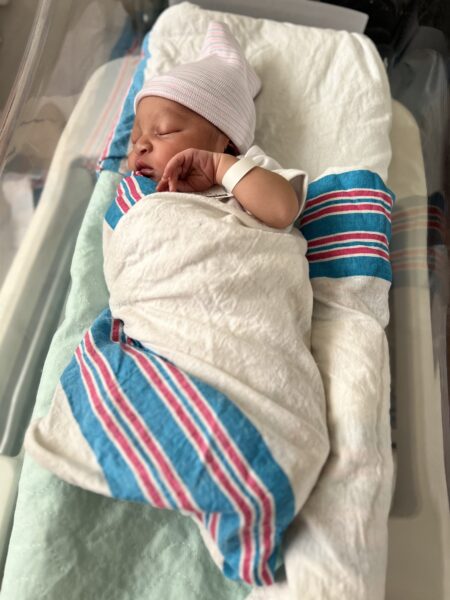 The first Brooklyn baby born in 2026, Noah Joseph Lewis.Photo courtesy Maimonides Health
