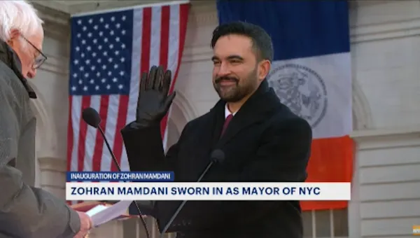 Zohran Mamdani promises to govern 'expansively and audaciously' in inaugural speech as NYC mayor