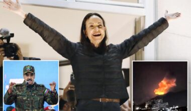 Venezuelan opposition leader, 2025 Nobel Peace Prize winner Maria Corina Machado poised to take the place of Nicolas Maduro