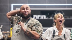 Machete and Gabrielle in the 'Next Level Chef' Season 5 premiere episode airing Thursday, Jan. 29 (8:00-9:00 p.m. ET/PT) on Fox.