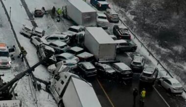 New York State Police Report 30-Car Pileup on I-81 Near Syracuse