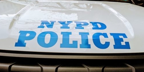 An NYPD police vehicle.