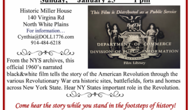 “New York in the Revolution” Film: Sunday, January 25