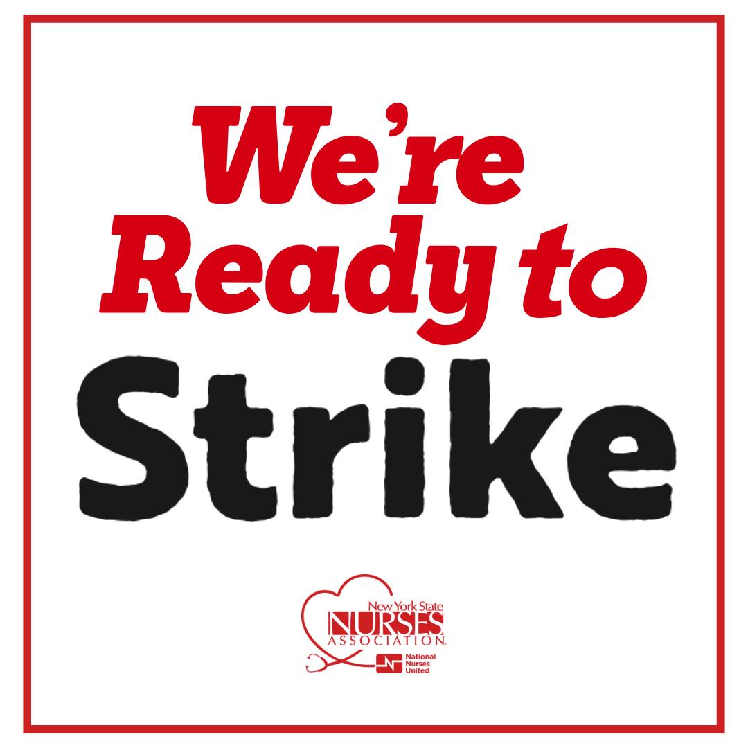 NYSNA Strike Notice ‘Rescinded At Some’ New York Hospitals, But 16,000 Nurses ‘Still Eye’ January 12th Strike - Union To Hold Daily Press Briefing Today Ahead Of Monday Deadline