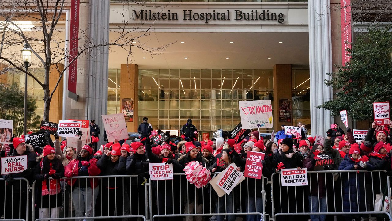 NYC nurses strike stretches into eighth day