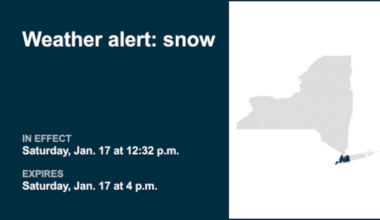 NYC weather: Prepare for snow in New York City until early Saturday evening