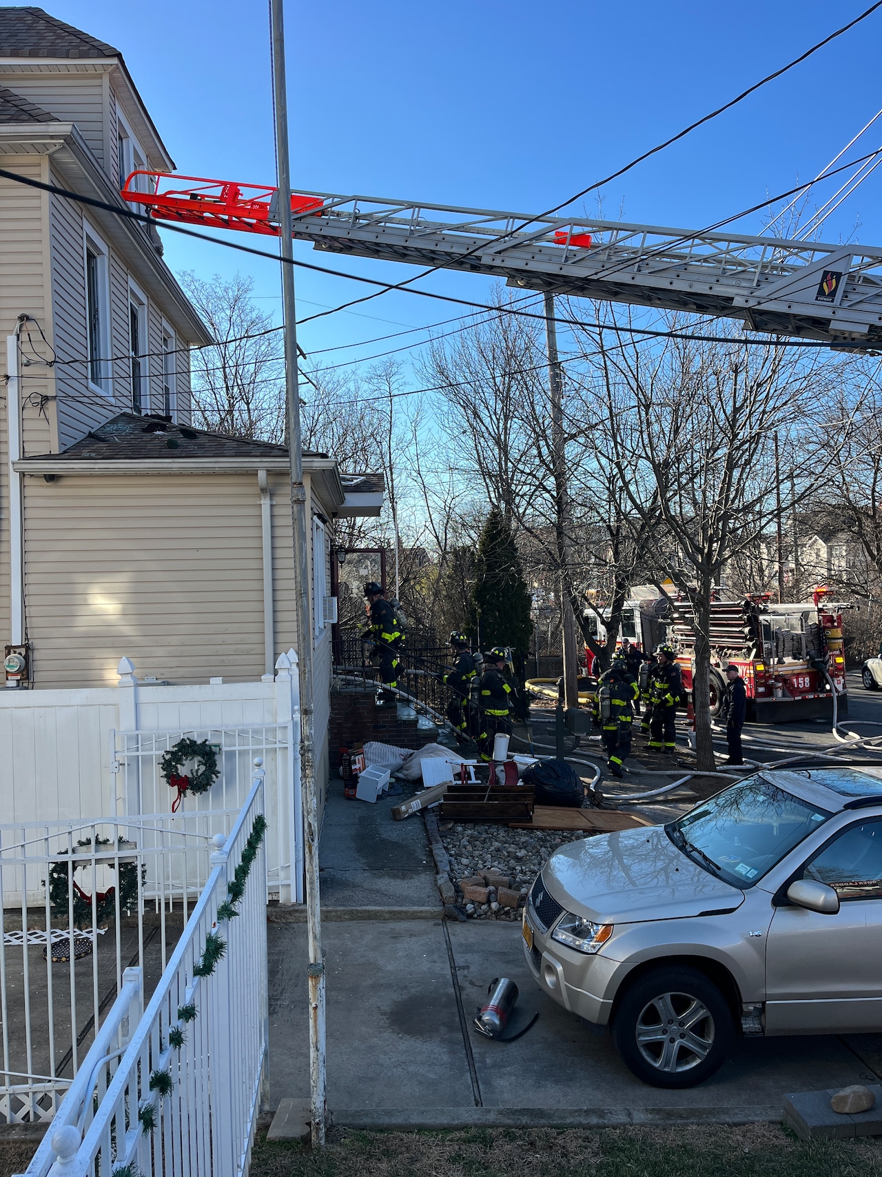 House fire in Mariners Harbor