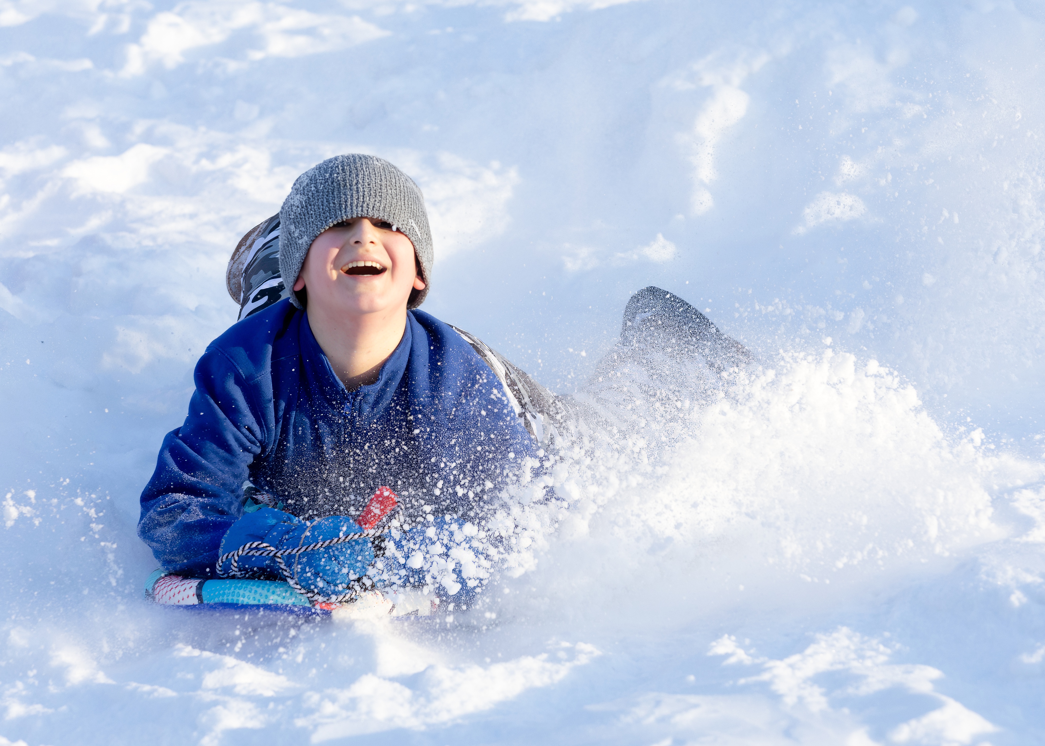 Children enjoy their snow day sledding in Clove Lakes Park on Monday, Jan. 26, 2026. (Advance/SILive.com | Jason Paderon)