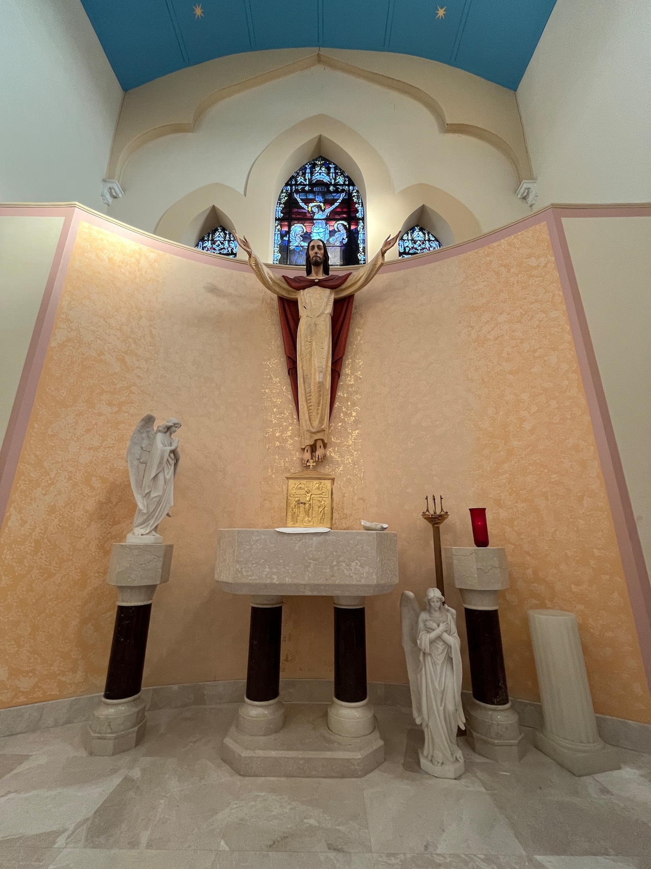 Vandalism at St. Ann's R.C. Church in Dongan Hills