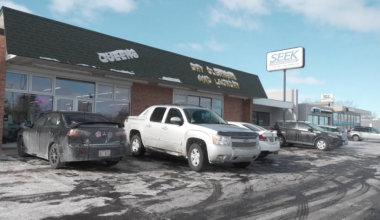 Queen’s Dry Cleaning cleans coats donated to HOM Furniture