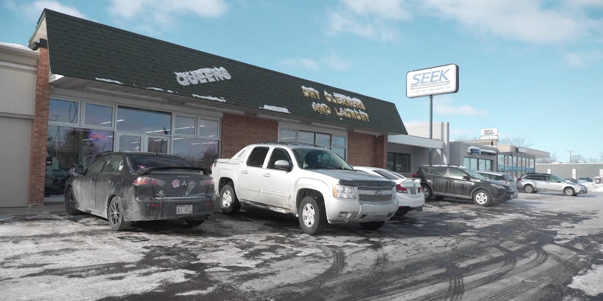 Queen’s Dry Cleaning cleans coats donated to HOM Furniture