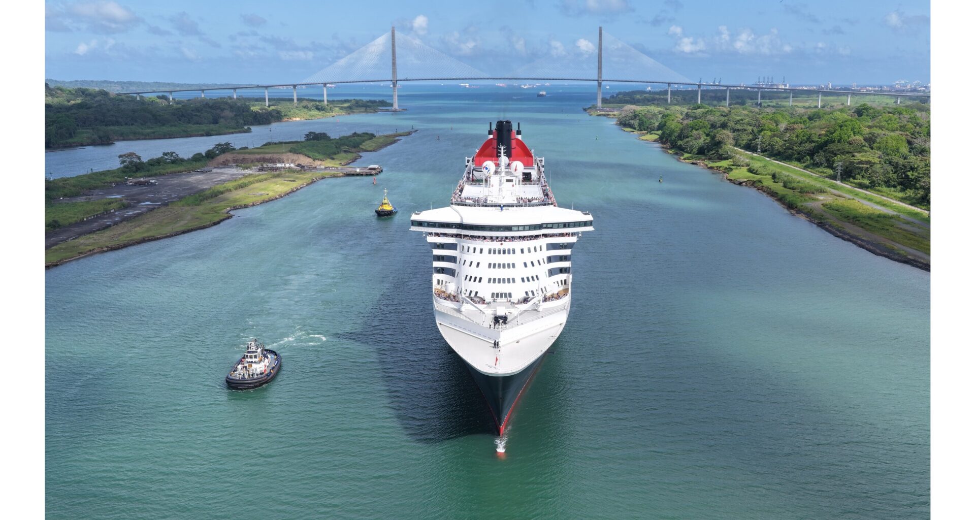 Queen Mary 2 Makes Historic First Transit Through the Panama Canal