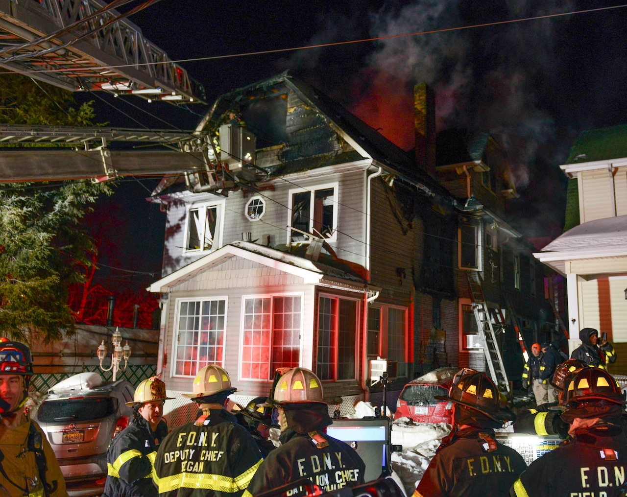 Bard Avenue fire on Jan. 31, 2026