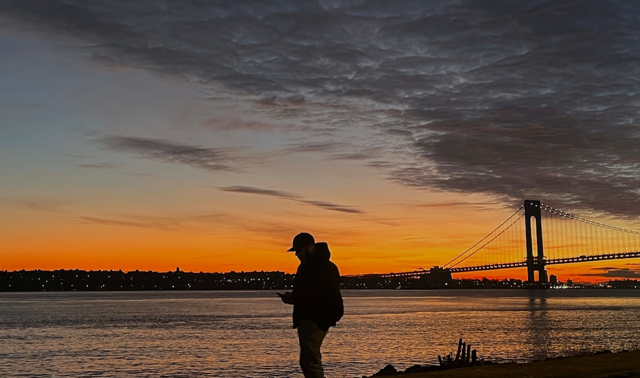 Sunrise over Staten Island